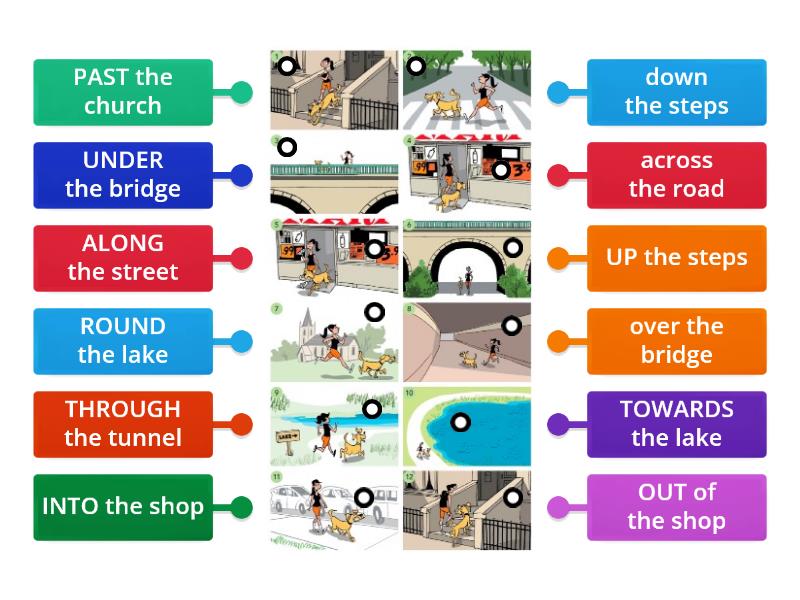 Expressing movement - Labelled diagram