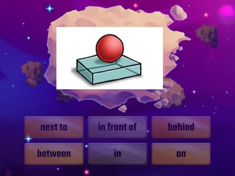 Prepositions of Place - Find the match