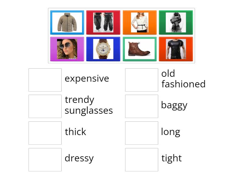 Describing Clothes - Match up