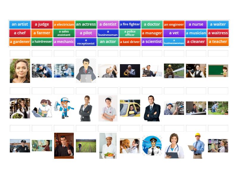 2.B What's your job? - Match up