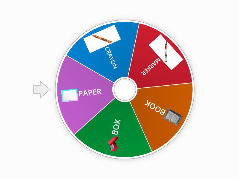 SCHOOL OBJECTS 3 - Spin the wheel