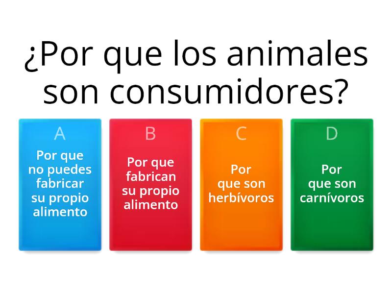 La Cadena Alimenticia-Cuestionario - Quiz