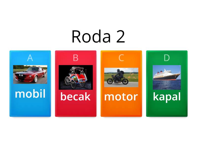 Macam-macam Kendaraan - Quiz