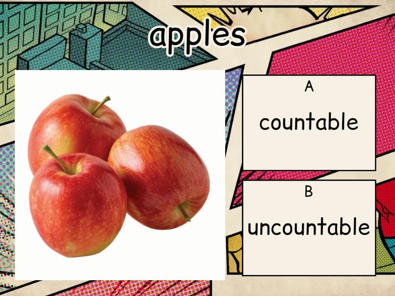 COUNTABLE AND UNCOUNTABLE NOUNS - Quiz