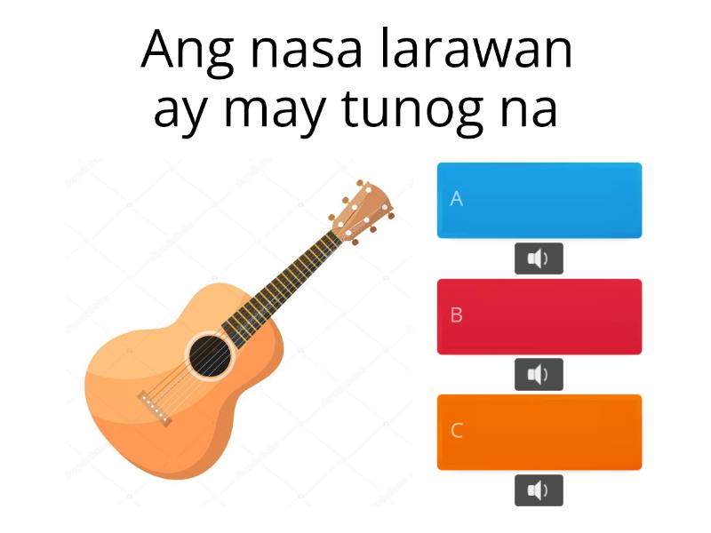 Tunog Ng Mga Instrumento Quiz 7670