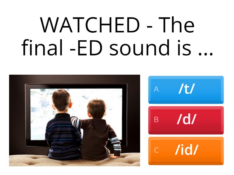 Final - ED sounds - Quiz