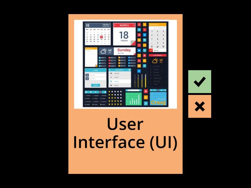 UI UX Design - Flash cards