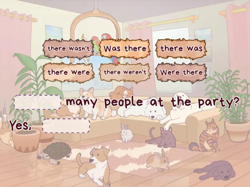 There was / There Were - Complete the sentence