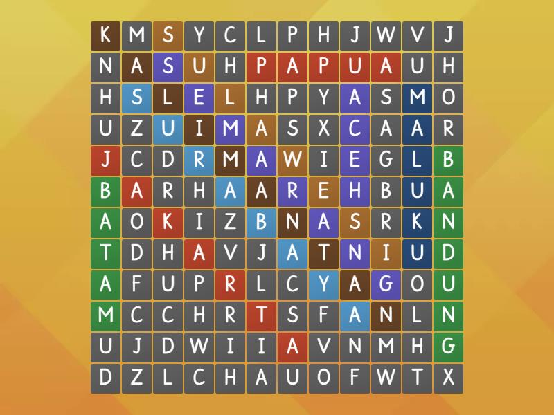 Menemukan Nama Nama Kota Di Indonesia Wordsearch