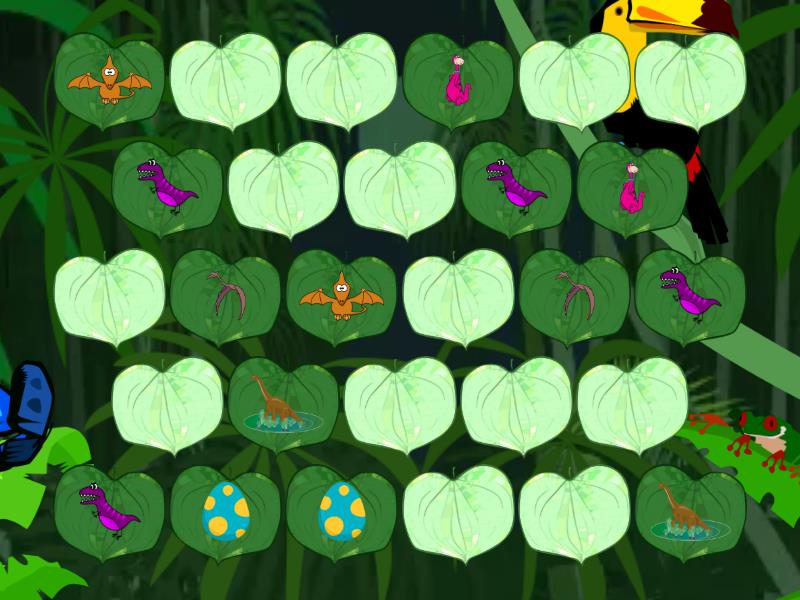 Dino Pairs Matching Pairs