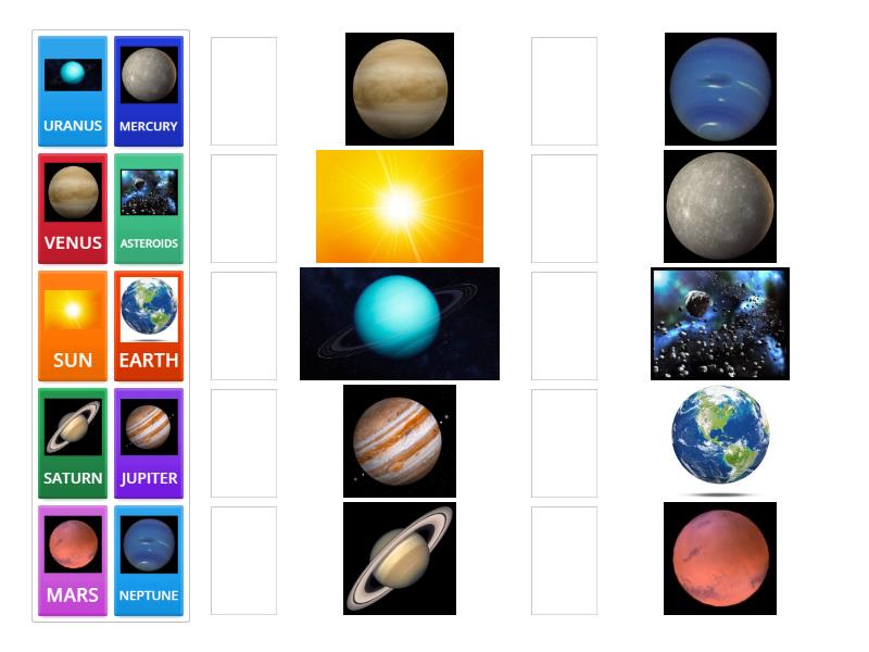 Match Planets Up Match Up