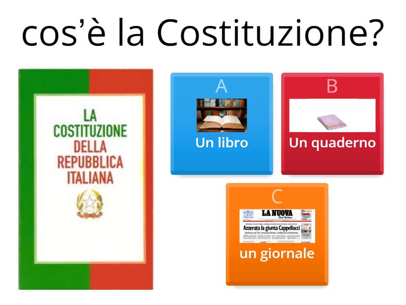 La Costituzione - Quiz