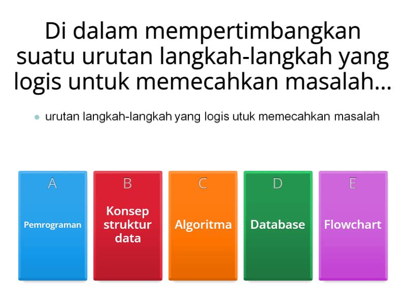 Pre Test Algoritma Dan Pemrograman 1 - Quiz