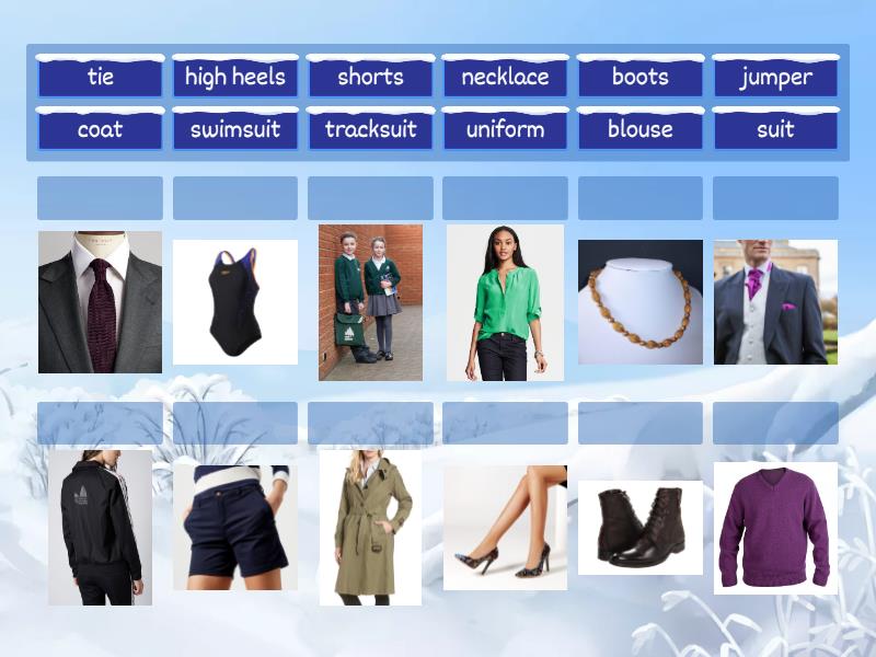 KET 5 - Match the words with the photos - Match up