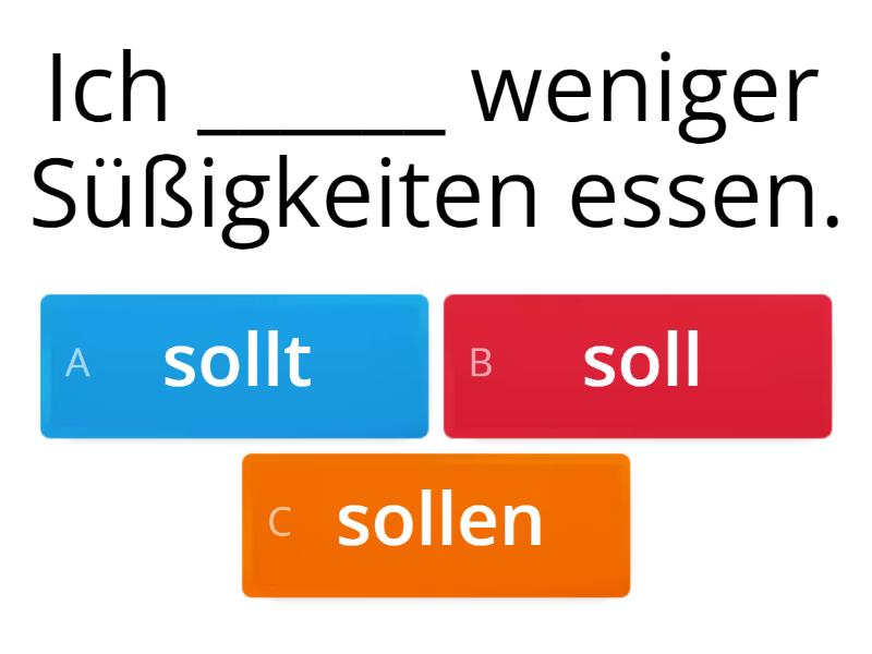 sollen - Quiz
