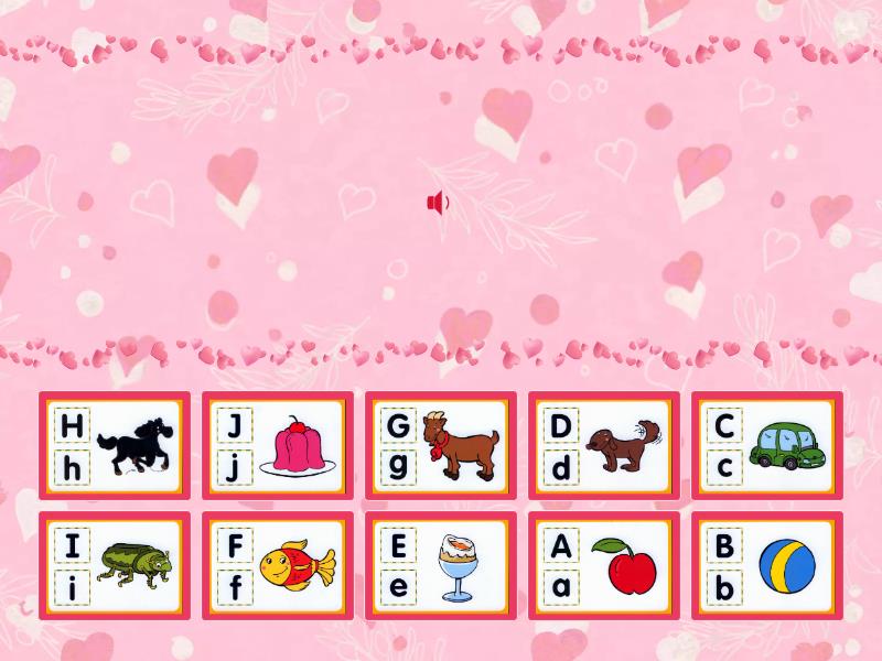 Reading A-J - Find the match