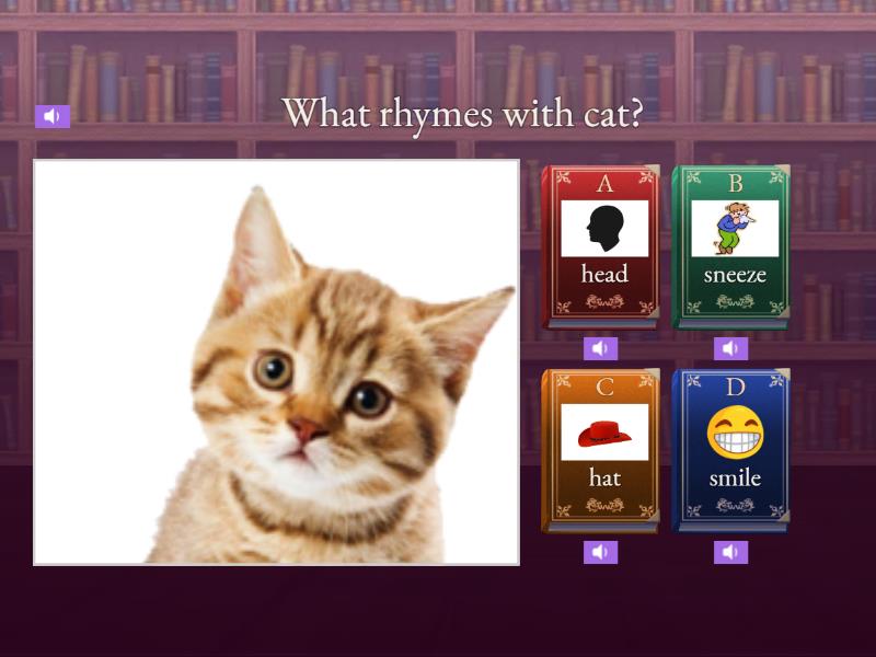 Rhyme crime rhyming words quiz