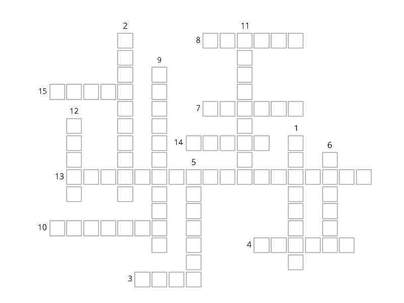 Hotel Crossword