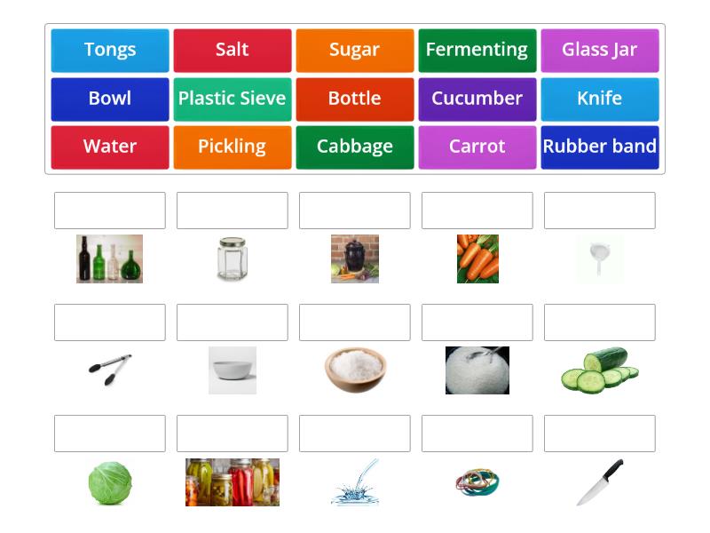 TLE_AFFP9- 12FR-IIh-i Food Processing (Fermentation/Pickling) - Match up