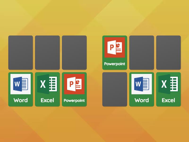 Microsoft office - Matching pairs