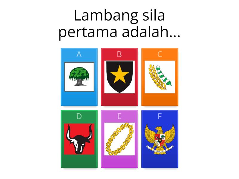 Lambang Sila-sila Pancasila - Quiz