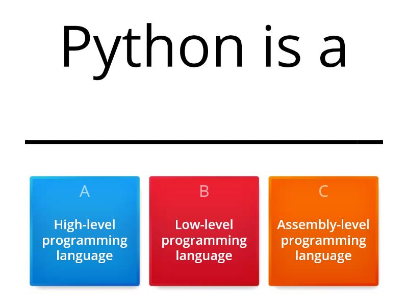 Introduction To Python - Quiz