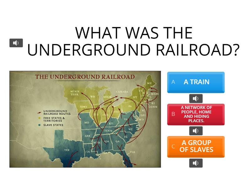 THE UNDERGROUND RAILROAD Quiz