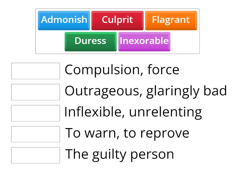 SAT Vocabulary Activity KatyaTutorSAT - Match up