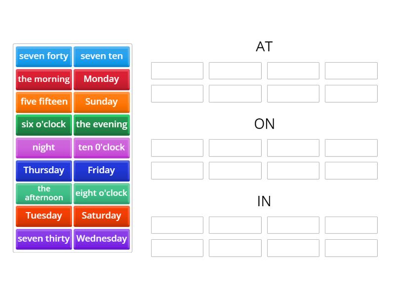 TIME - Group sort