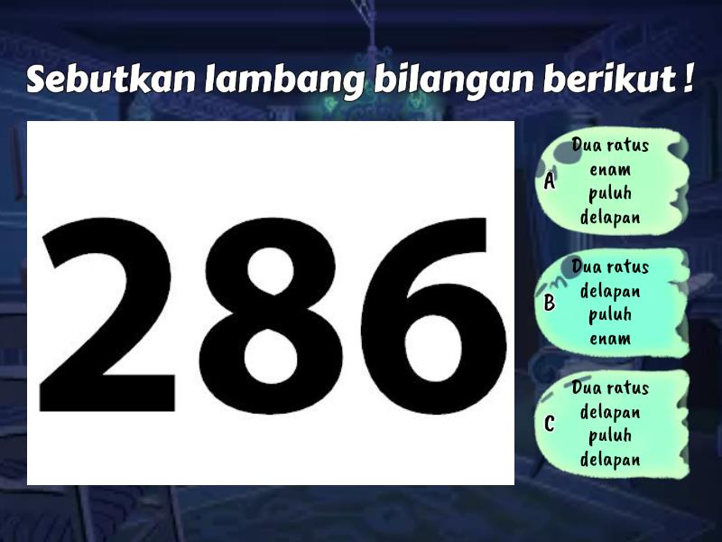 Tema 1 Sub Tema 1 Matematika Lambang Bilangan - Cuestionario