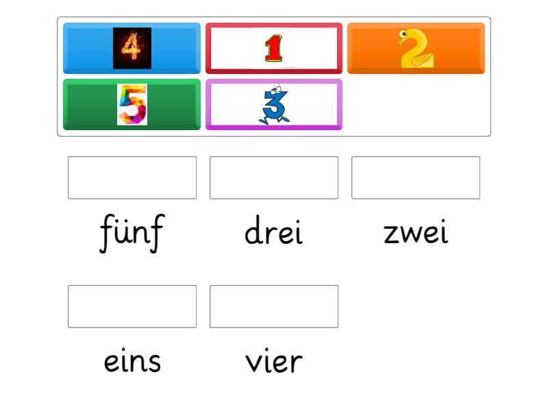 Zahlen bis 5 Teil 1 - Match up