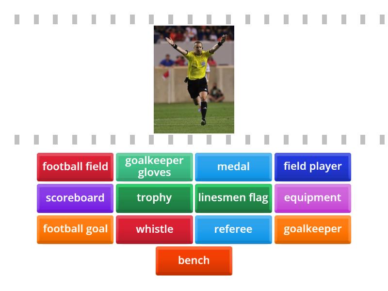 Football Vocabulary - Find The Match