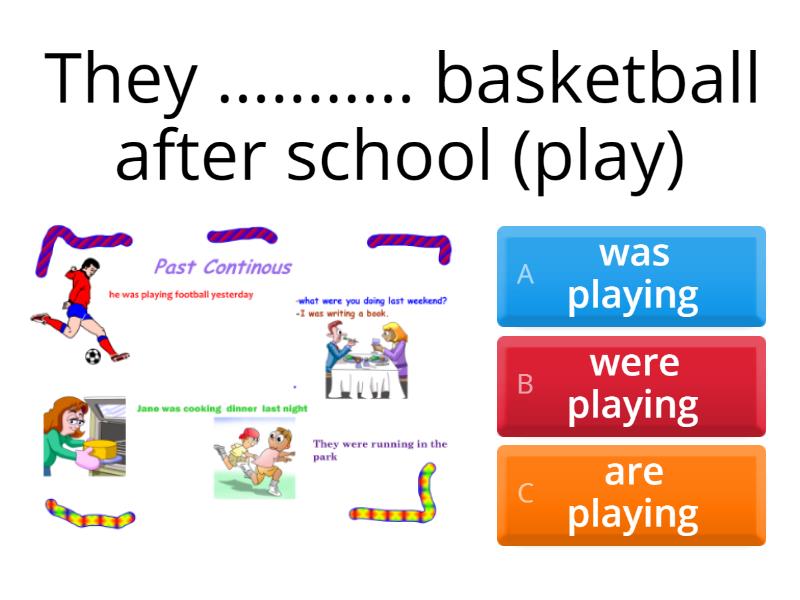 Past Continuous Tense - Quiz