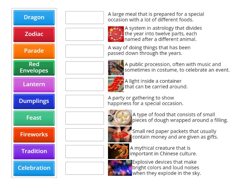 vocabulary related to chinese new year