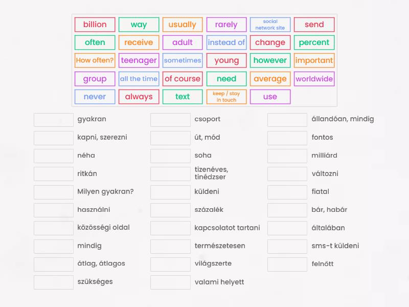 MODULE 2C - matching - Match up