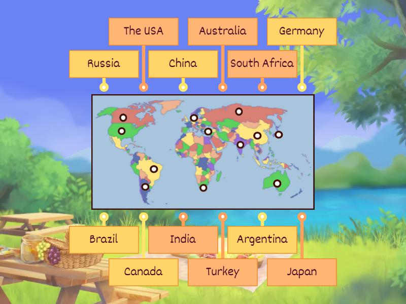 Project 3 Unit 3A Map - Labelled diagram