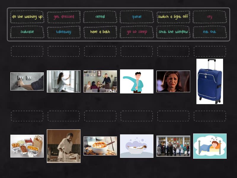 Daily routine Speakout A2+ - Match up