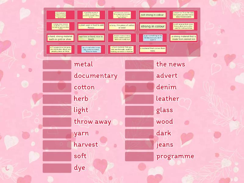 AS 5 Unit 6 - Match up