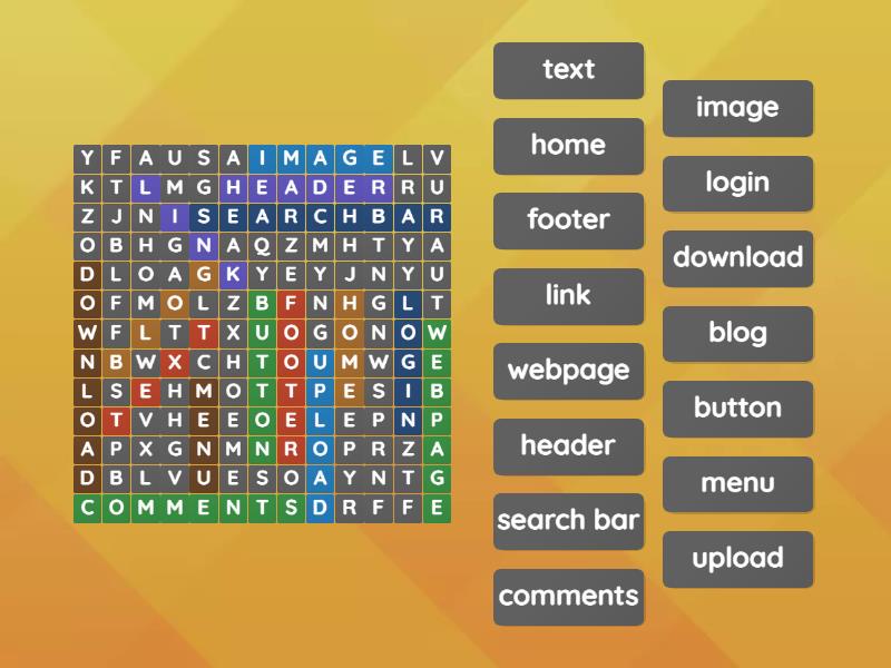 Website Words - Wordsearch