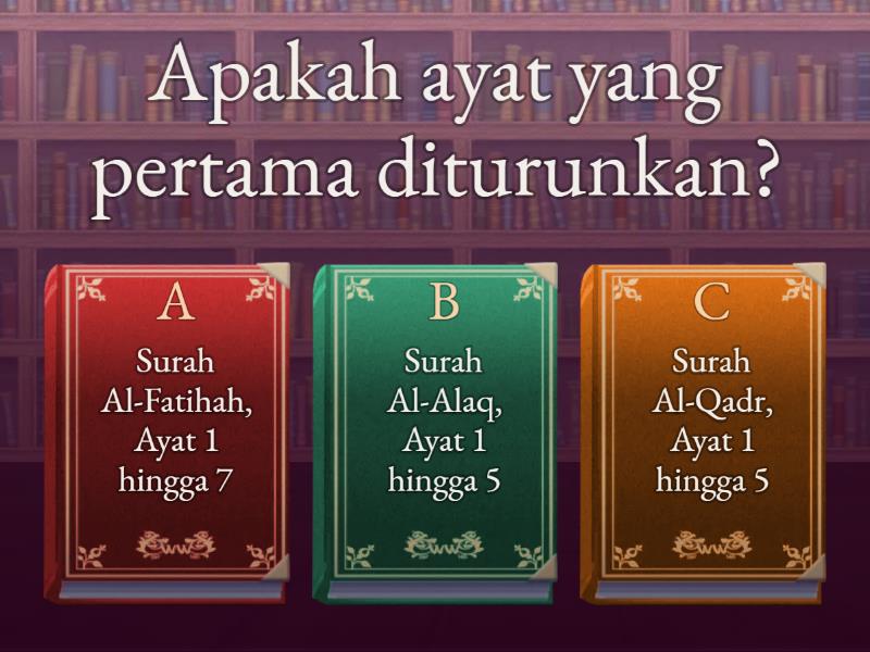 Kuiz Cinta Al-Quran - Quiz