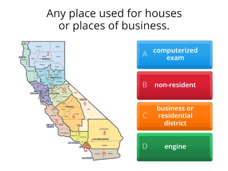 Vocabulary Driver's license GLOSSARY Quiz