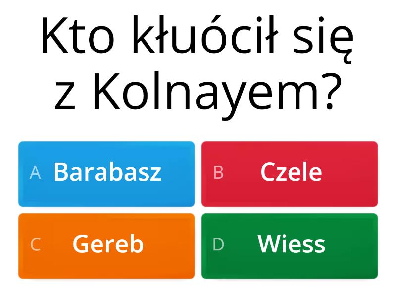 Test Z Lektury Chlopcy Z Placu Broni - Quiz