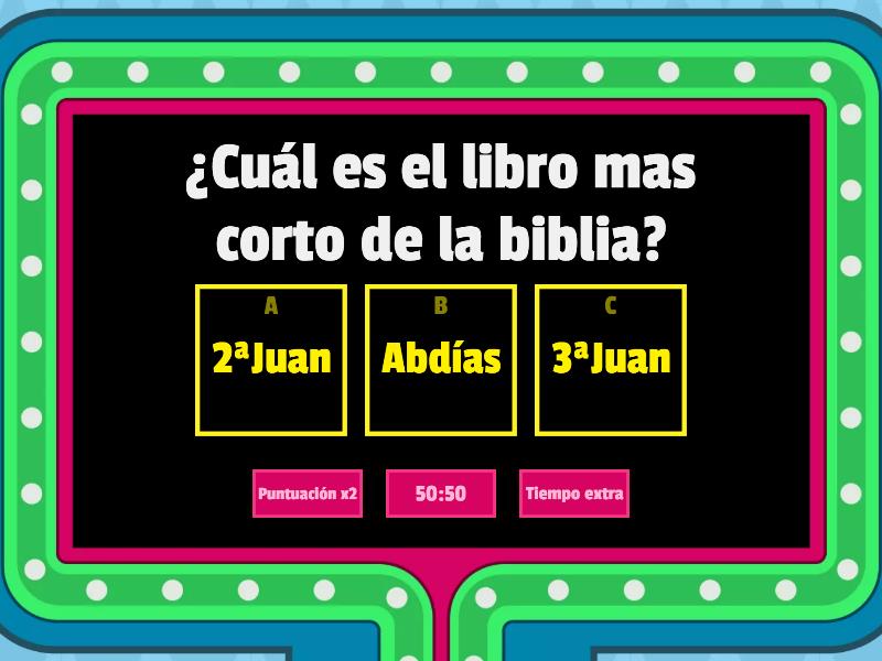 Preguntas Biblicas - Gameshow Quiz