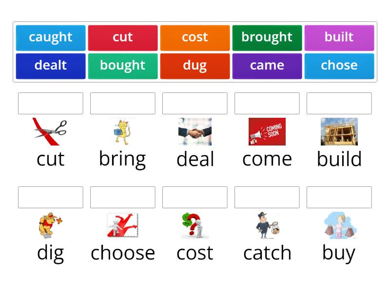 Irregular verbs past simple - Match up