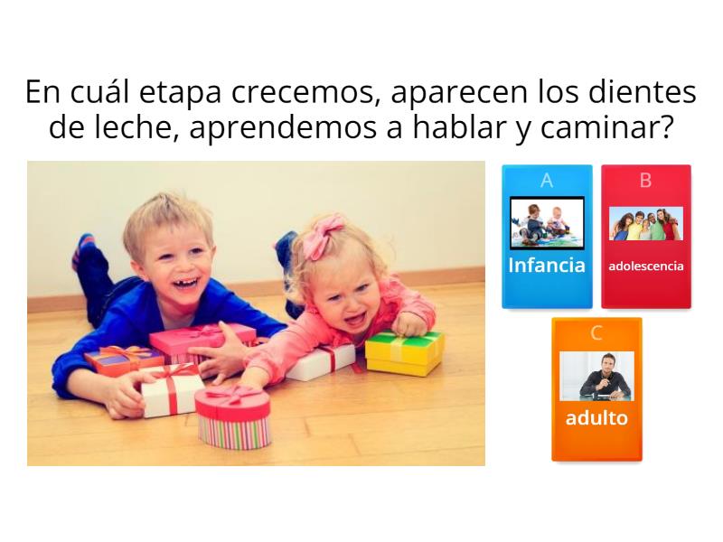 Etapas del desarrollo humano - Викторина