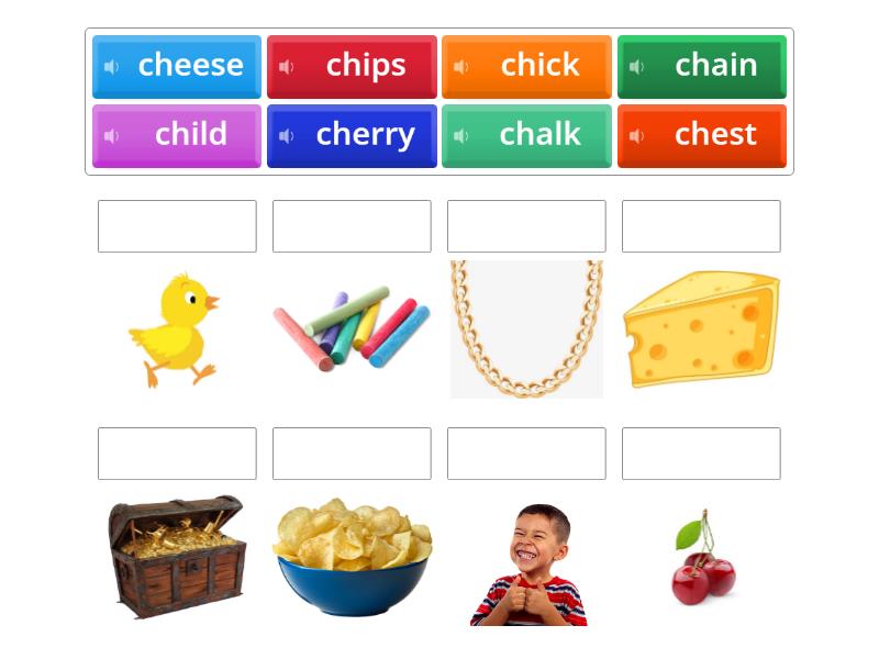 action words with ch