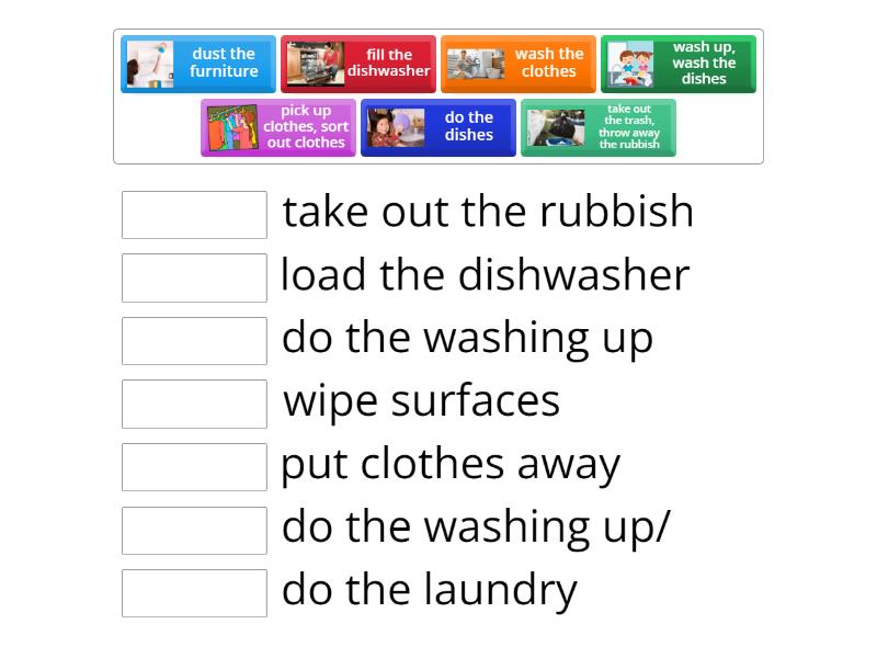 Household Chores Synonyms