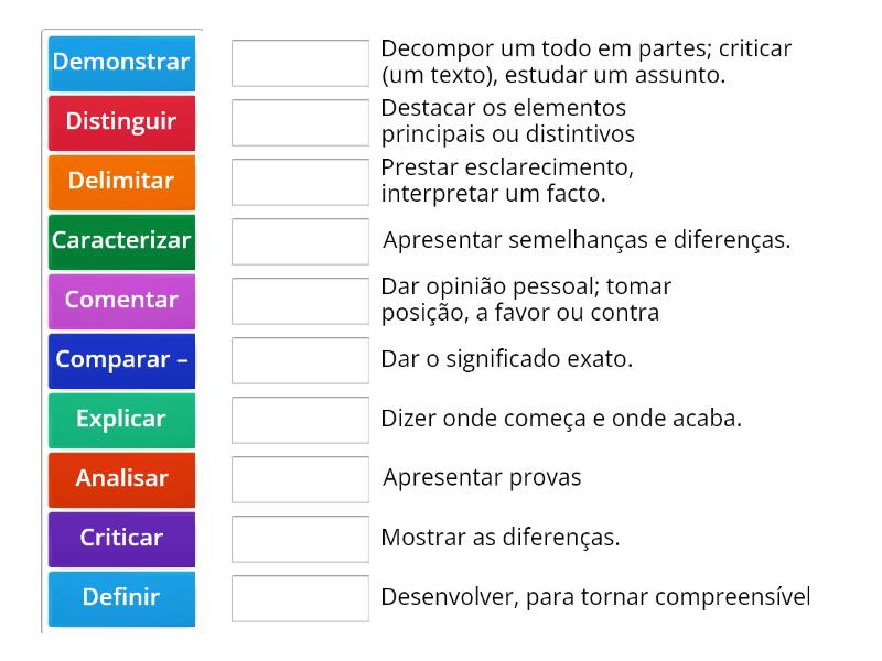 Verbos De Comando 2 - Match Up