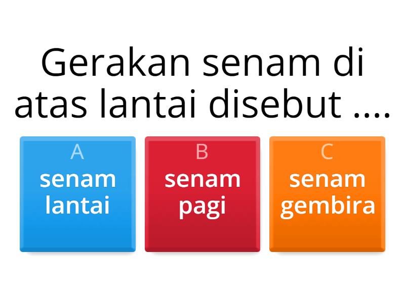 SENAM LANTAI - Quiz