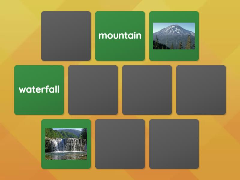 elements of landscape - Matching pairs